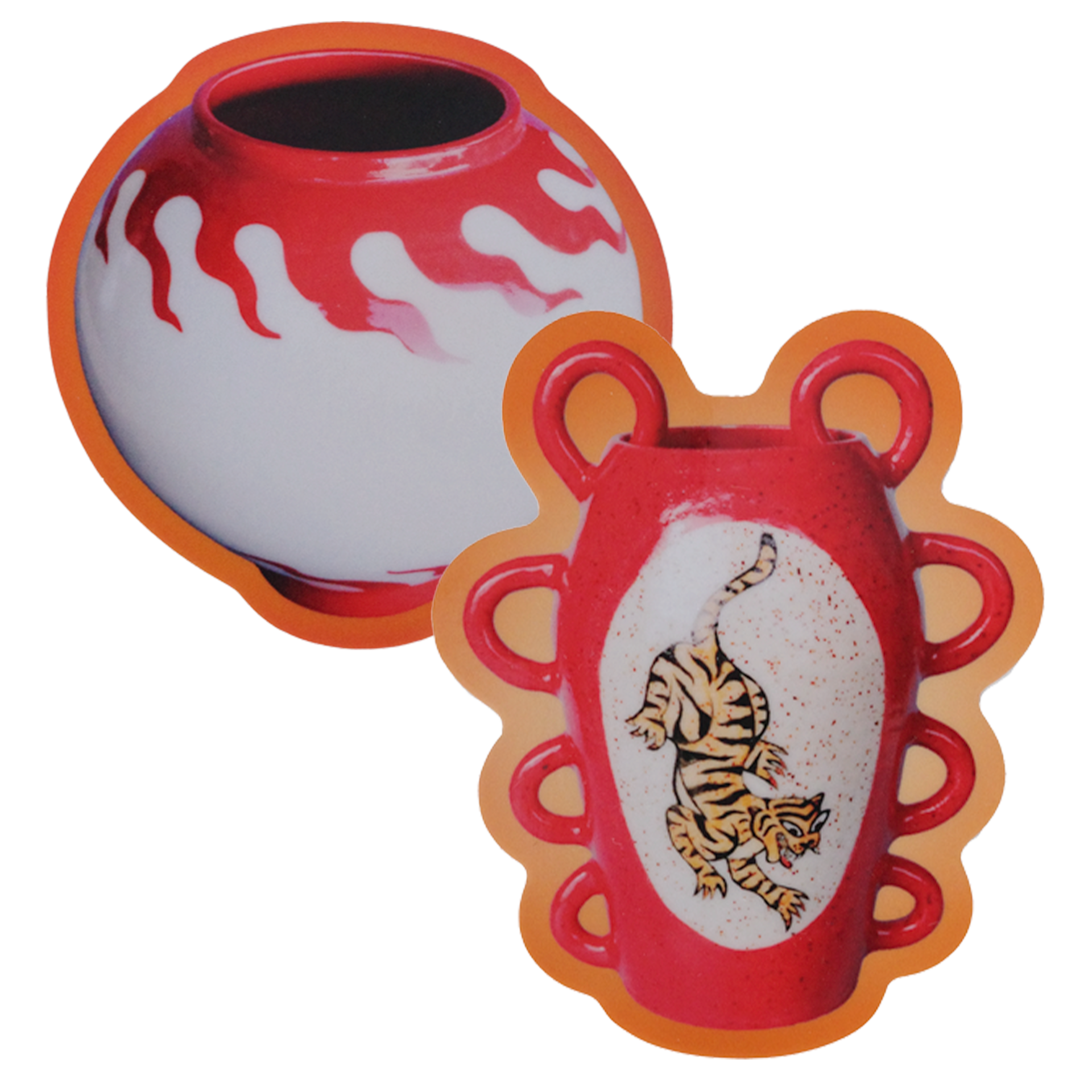 vase stickers