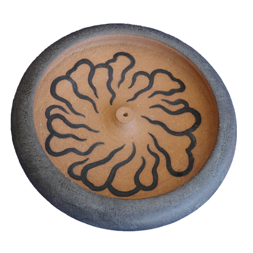 flame incense dish
