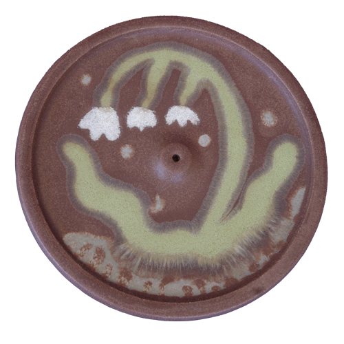 flower incense dish