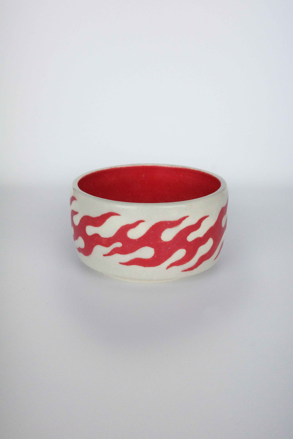 short red flame cup
