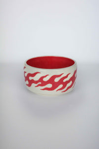 short red flame cup