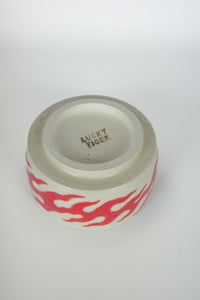 short red flame cup
