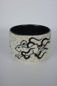 flamin rabbits cup