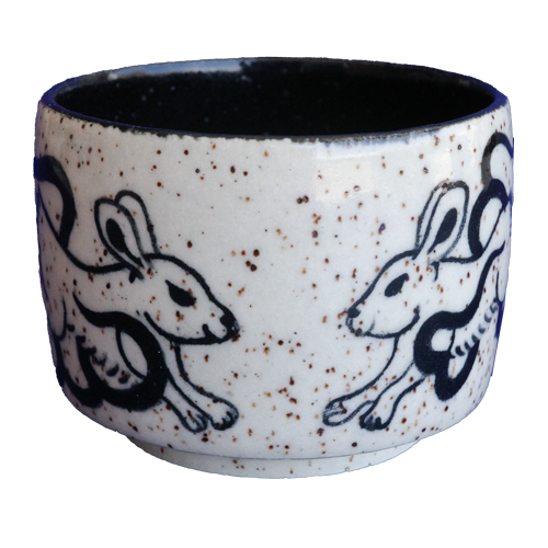 flamin rabbits cup